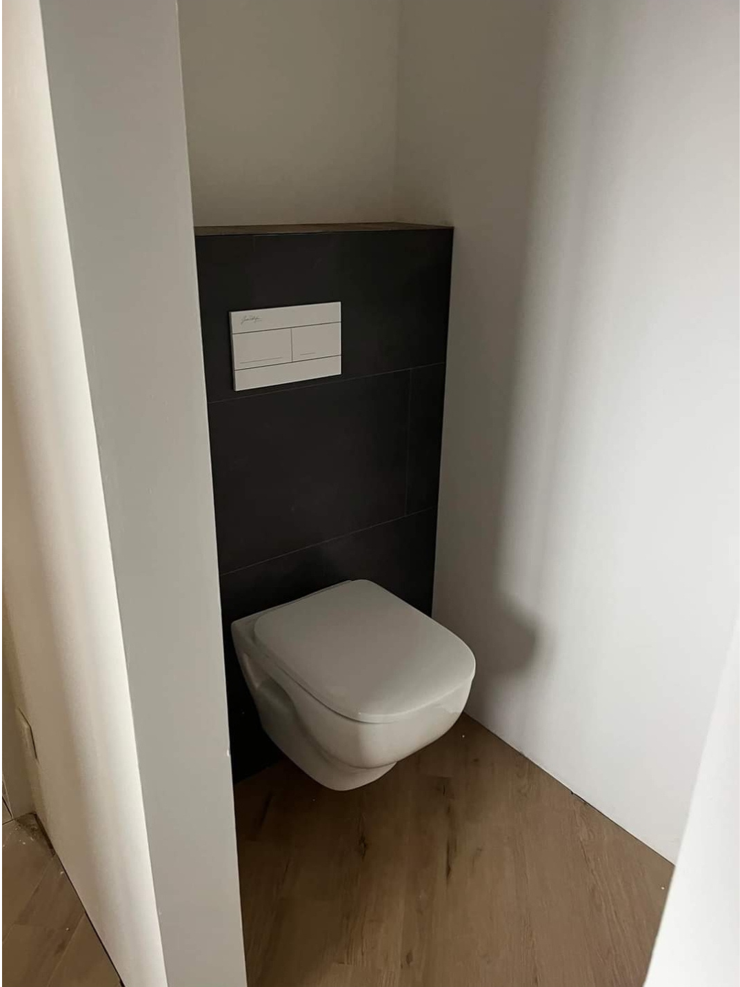 pose toilette